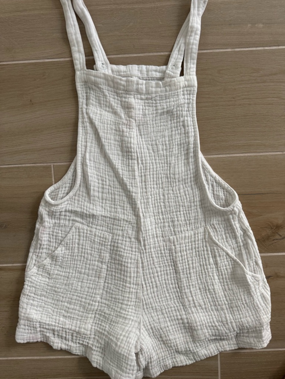 Billabong White Gauze Romper